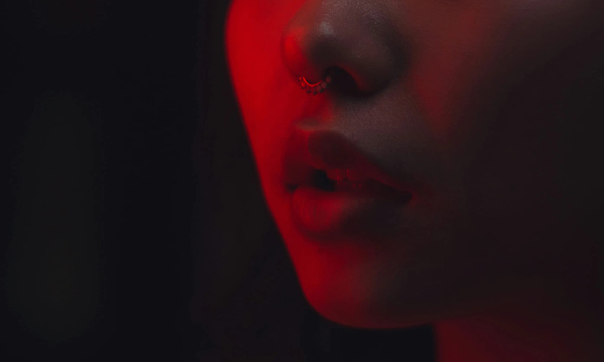 After lip blushing treatment — fuller, defined lip colour